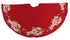 Handmade Christmas Tree Skirt - Lobsters on Red Cotton - 60" - ARCADIA HOME